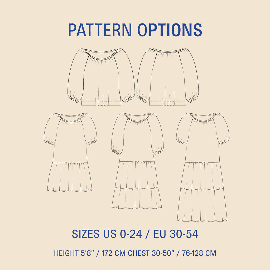 Moira blouse Sewing Pattern