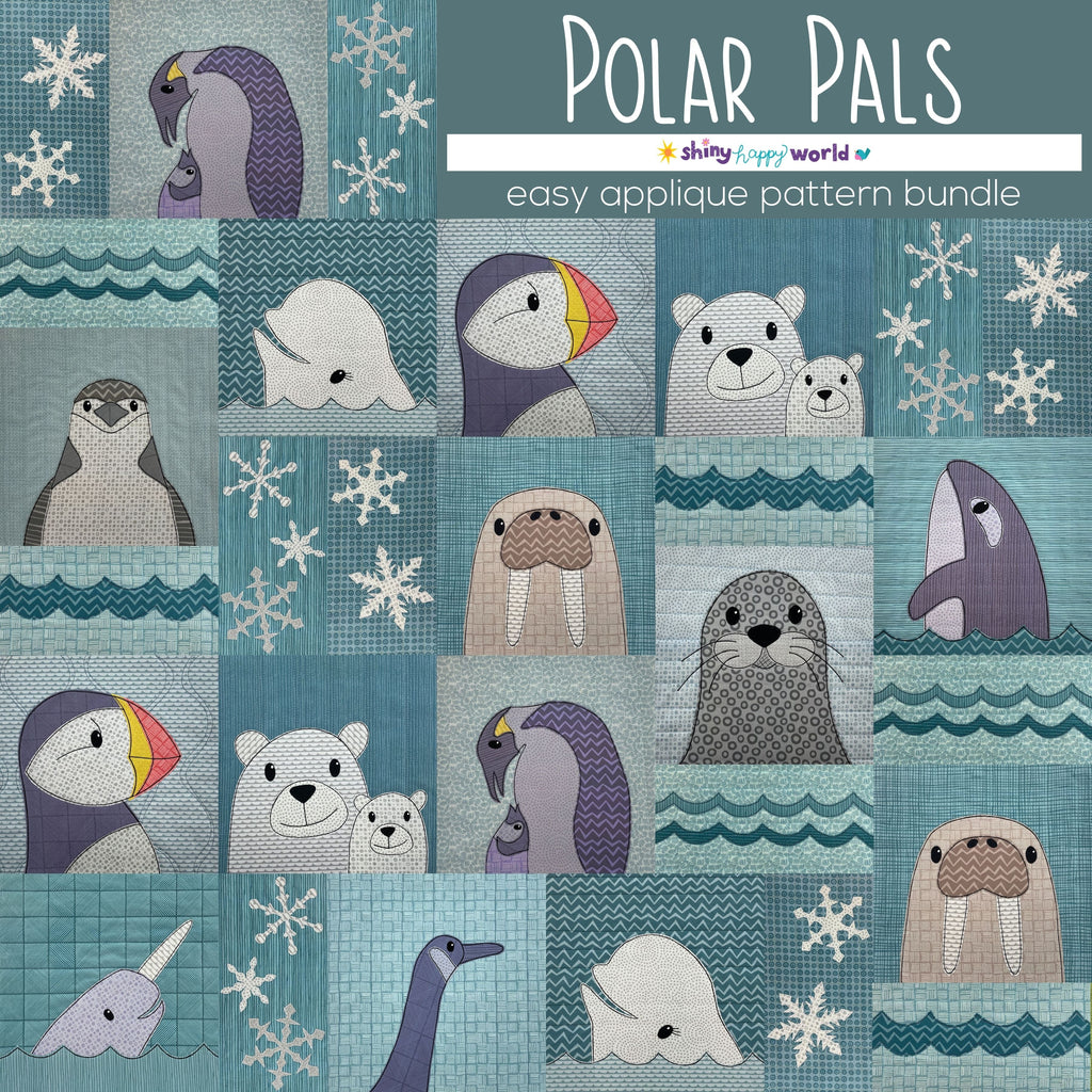Patch the Chinstrap Penguin Applique Quilt Pattern