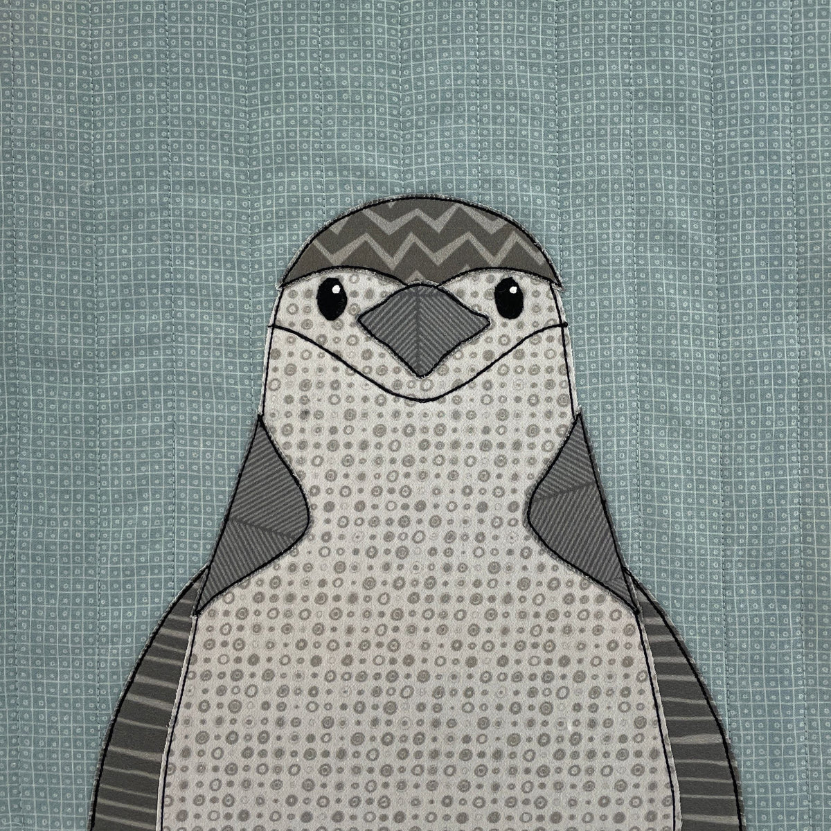 Patch the Chinstrap Penguin Applique Quilt Pattern