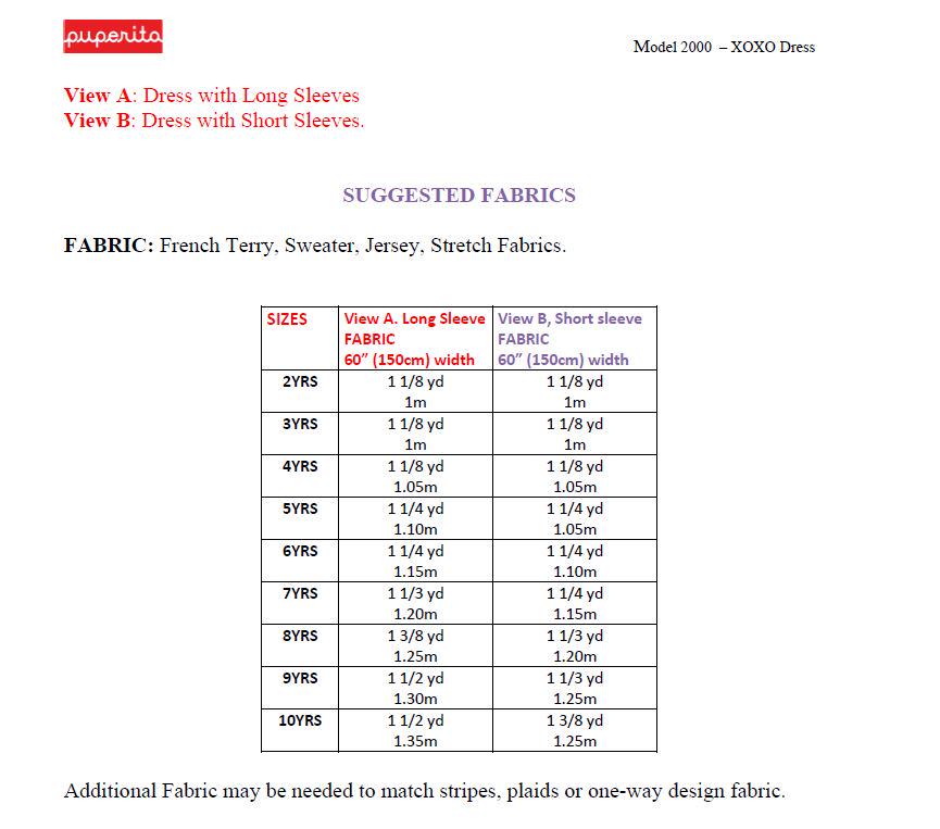 Xoxo Hooded Dress Pattern