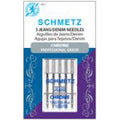 Schmetz Chrome Denim 100/16 Carded 5 Pack