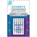 Schmetz Chrome Denim 100/16 Carded 5 Pack
