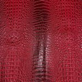 Faux Blended Crocodile- Dark Red/Blk 18 in x 54 in