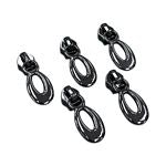 Zipper Pulls-Teardrop No. 5 Gunmetal