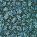 Aspen - Navy Oak Leaves Batik