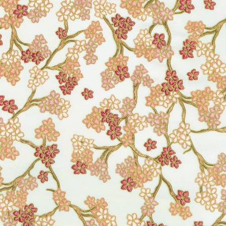 Cherry Blossoms Cream SRKDM-23511-84 from Imperial Collection - Graceful Cranes