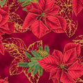 Holiday Flourish - Forest Glen SRKM-23700-113 Cranberry