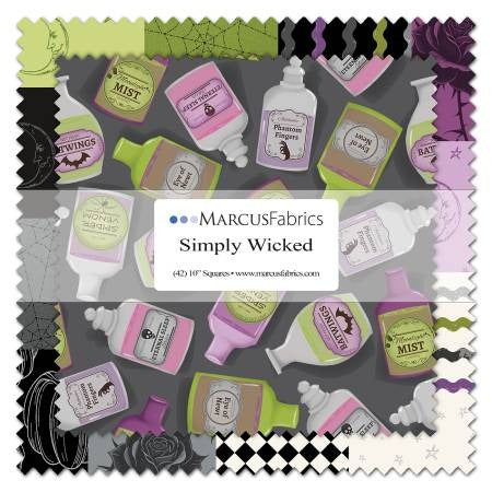 10in Squares Simply Wicked 42pcs