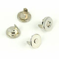 Two Magnetic Snaps 1/2" Nickel