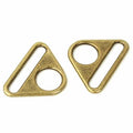 Two Triangle Rings 1 1/2" Antique