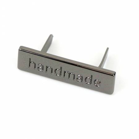 Serif Handmade Label Gunmetal