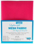 Lightweight Mesh Fabric - Lipstick (18" x 54")