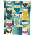 Swimsuits 45" x  56" Pieced Flimsy (not quilted) - Shop Sample