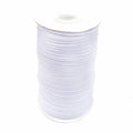 White Flat Elastic 1/8" - Sold By the Yard