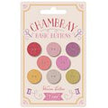 Tilda- Chambray Buttons Warm Colors 16mm 8pc