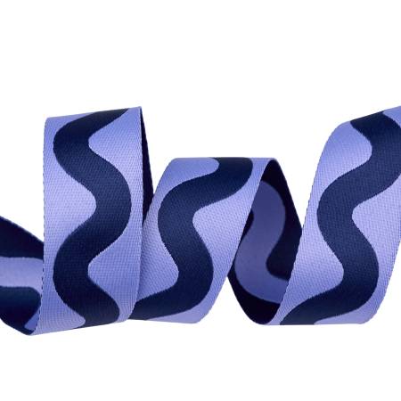 Strapping: Floral Reef Big Squiggle in Marine 38mm