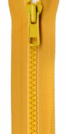 Vislon Closed Bottom Zipper 7in Buttercup