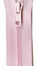 Vislon Closed Bottom Zipper 7in Baby Pink