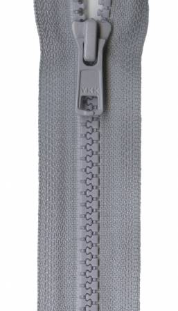 Vislon Closed Bottom Zipper 7in Foggy Gray