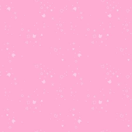 Bubblegum Kitty Litter Minky 60"
