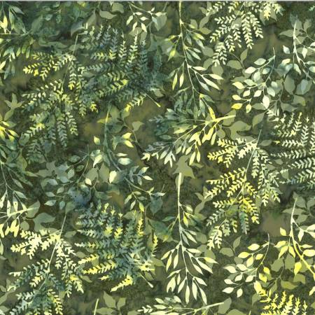 Bali Batik Leafy Branches - Herb