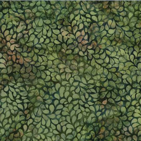 Bali Batik Droplets - Olive