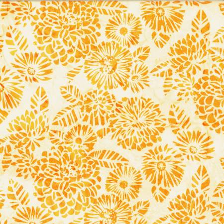 Bali Batik Woodblock - Yellow