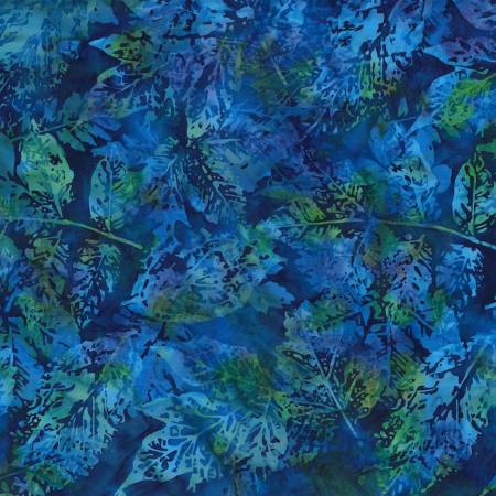 Ocean Hoffman Bali Batiks Xray Leaves