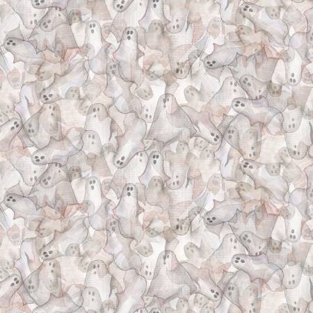Light Khaki Halloween Digital Ghosts