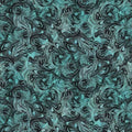 Faboolous: Teal Halloween Digital Marbling