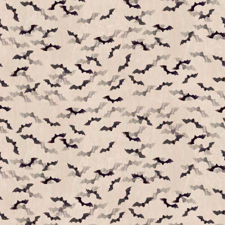 Faboolous: Light Khaki Halloween Digital Bats
