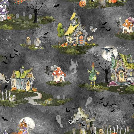 Witch's Tale Dark Gray Witch's Tale Digital Toile