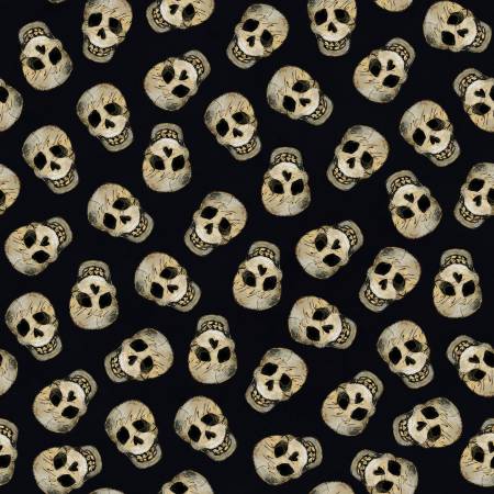 Emerald Hollow Black Digital Skulls