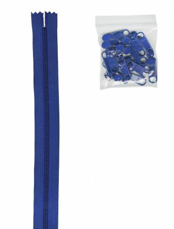 4 yards of 16mm #4.5 Zipper Chain - Cobalt Blue